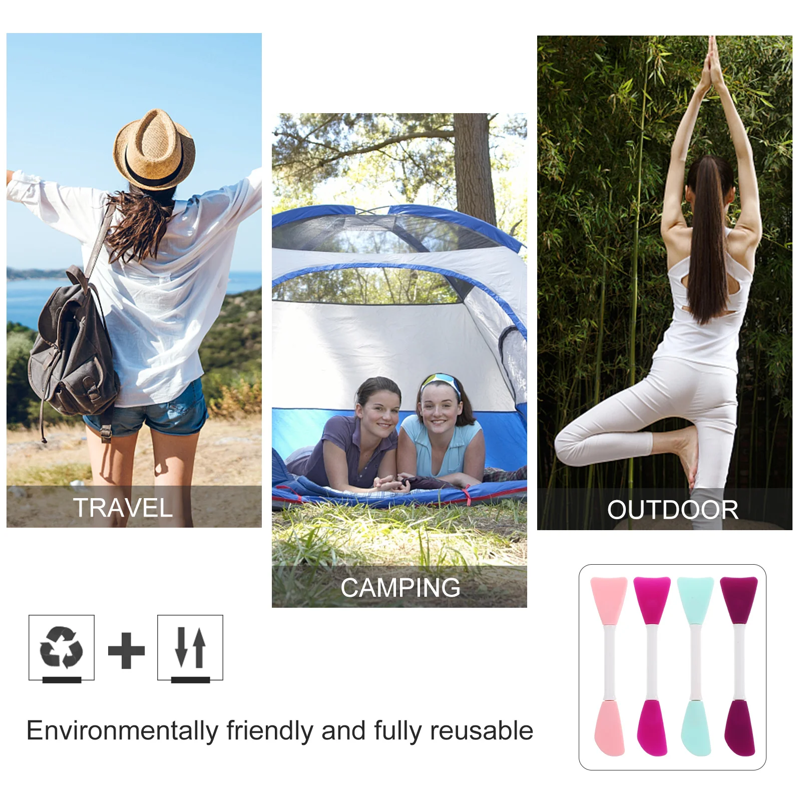 4 قطعة فرشاة الوجه السيليكون قناع الطين كريمات سهلة التنظيف المحمولة أداة العناية بالبشرة قبضة الراحة عدم الانزلاق لوازم التجميل