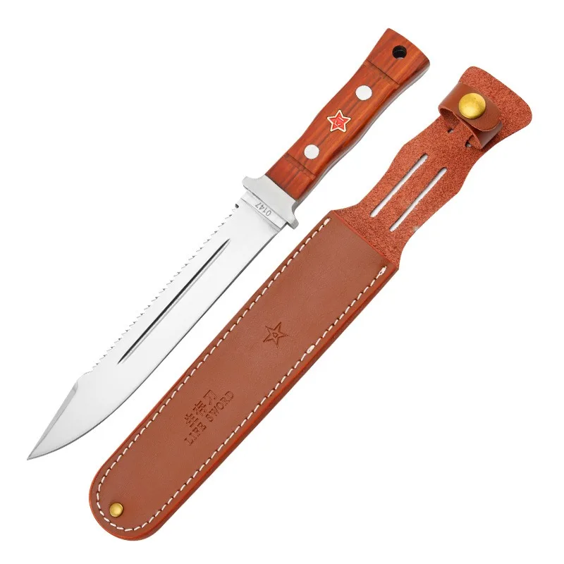 Outdoor KnifeWilderness Survival KnifeCompact Pocket KnifeIntegrated Keel Tactical Straight KnifeHigh Hardness Camping Knife