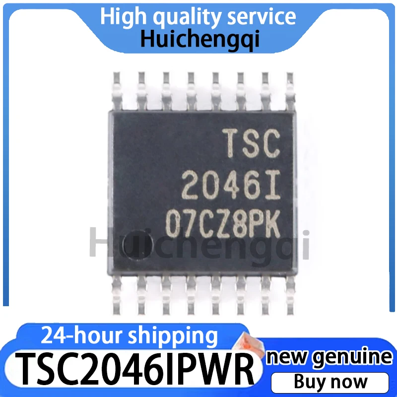 5PCS Original Genuine TSC2046IPWR Package TSSOP-16 4-wire Touch Screen Controller