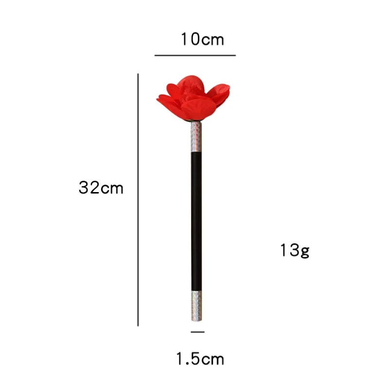 Flower Magic Tricks Stick to Rose Flowers Appearing Close up Street Stage Magic Toy Magic Illusion Gimmicks Props Gift for Kids