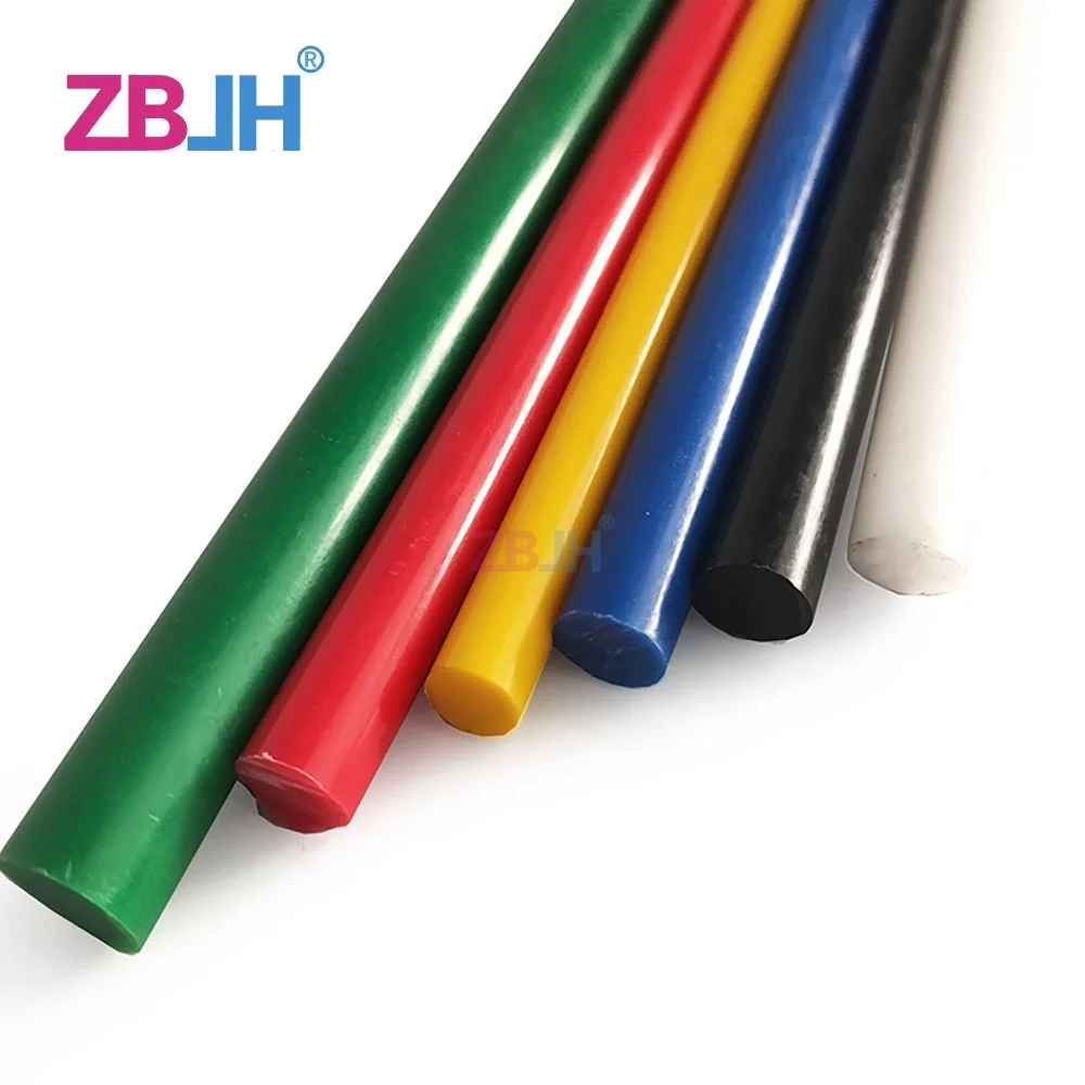 Dia.85mm 1m POM قضبان ملونة هندسية قضيب بلاستيكي بولي أوكسي ميثيلين بوم عصا