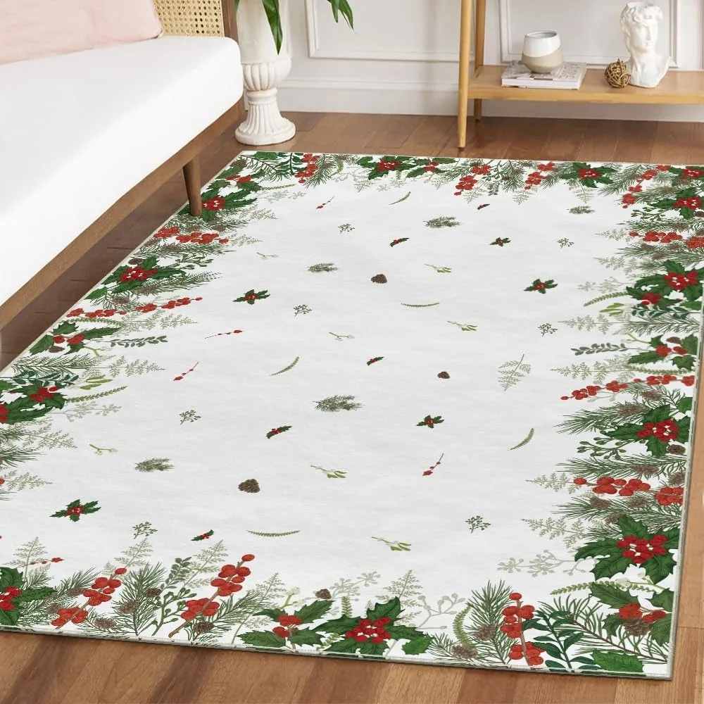 

Carpet for Living Room Christmas Decor Large Area Bedroom Plush Rug Christmas Gift Coffee Table Leisure Area Mat Ковер Tapis 러그