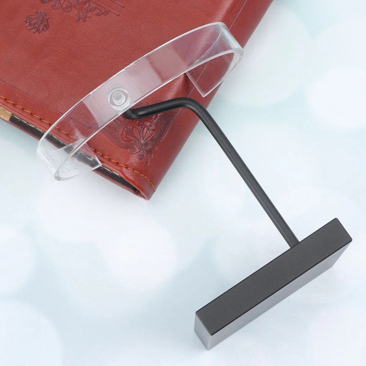 

C-Shaped Metal Base Watch Display Stand Transparent Acrylic Bracket Black Upgrade Product Grade Practical Elegant Shop Table