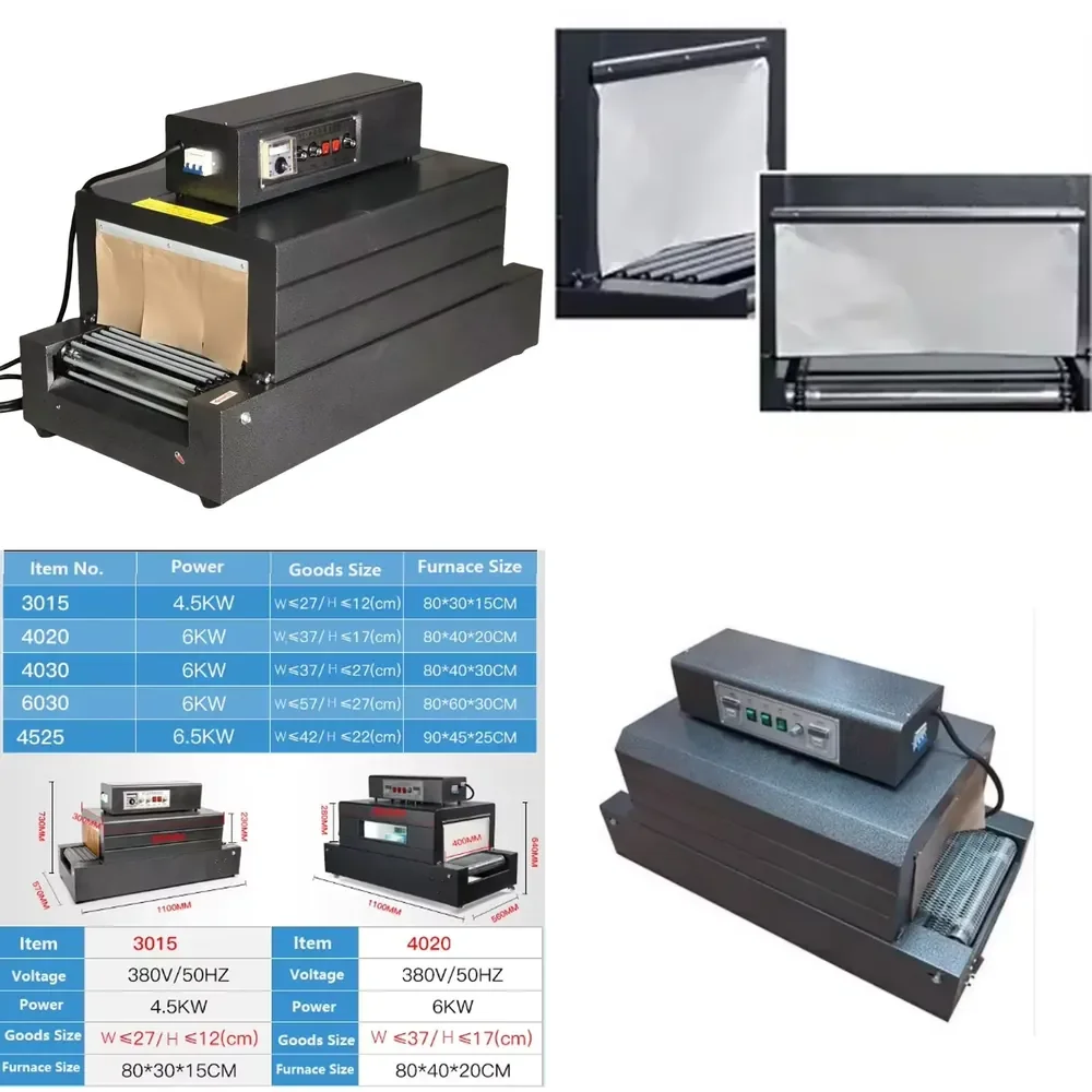 WSQ Service Equipment Heat Shrink Packing Machine for Efficient Shrinking Wrapping Packaging