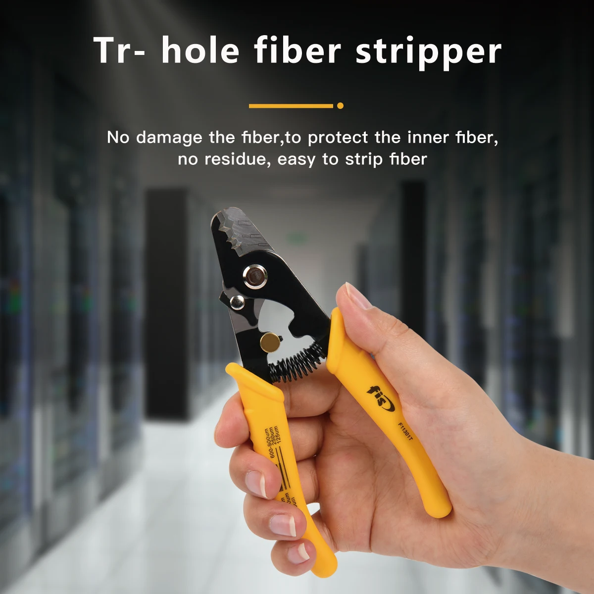 Three-port Fiber Stripping Pliers Optical Fiber Stripper FTTH Tool Fiber Optic Wire Stripper