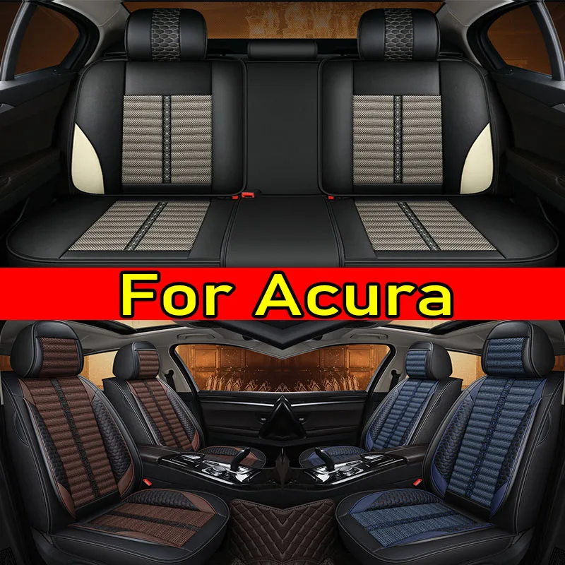 

For Acura Car seat cover wear-resistant artificial leather linen splicing full wrap seat cover four seasons