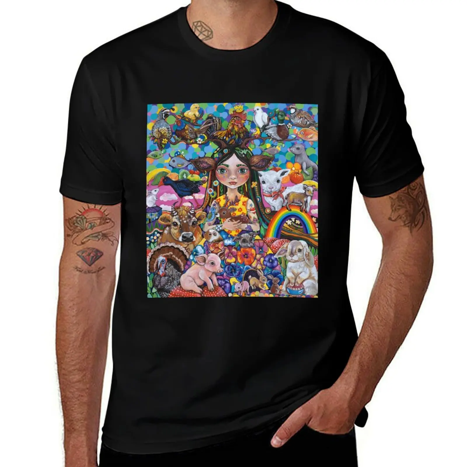The Protector T-Shirt Daily Wear Plain Short Sleeve Shirt