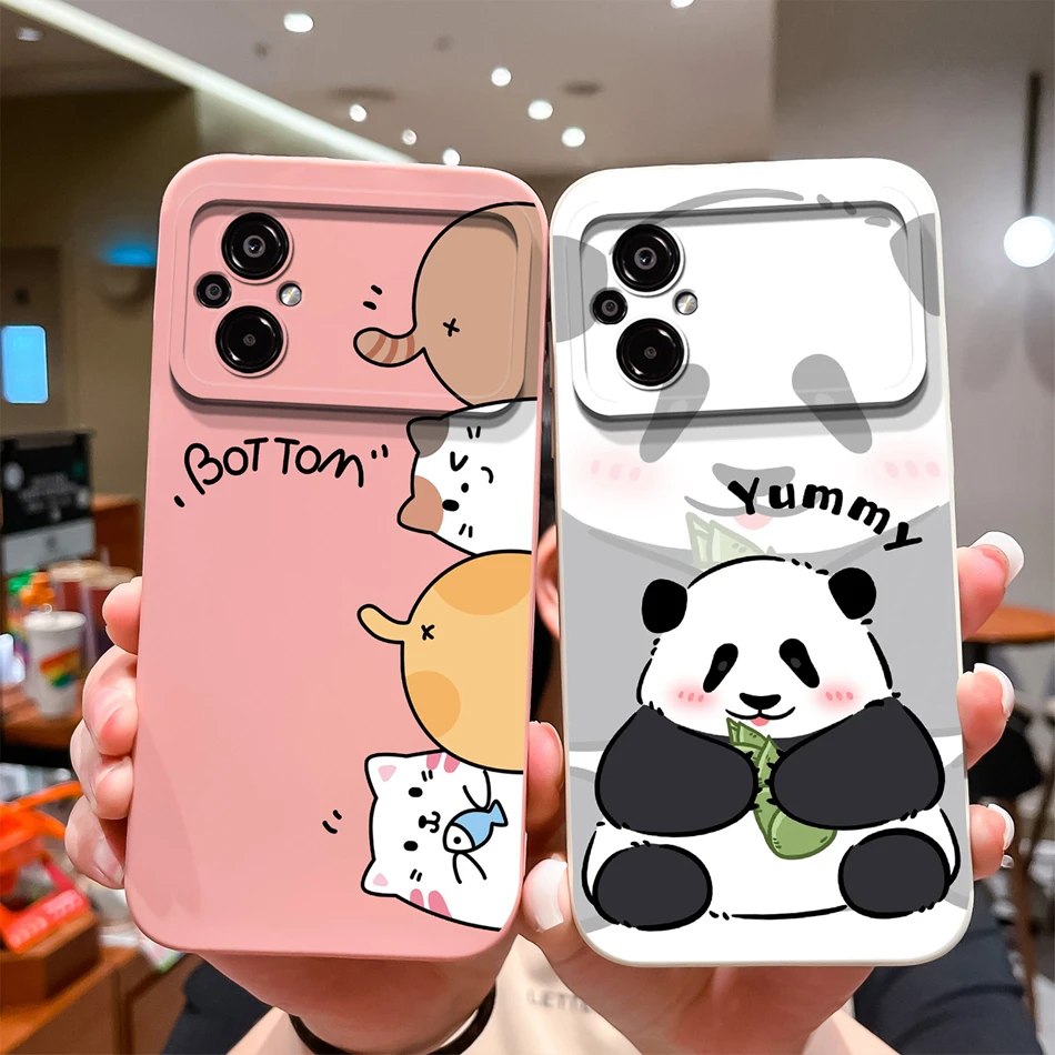 For Xiaomi Poco M5 M5S Case New Design Phone Cover For Poco M 5 PocoM5S Full Protection Fundas Liquid Silicone Soft Back Cover