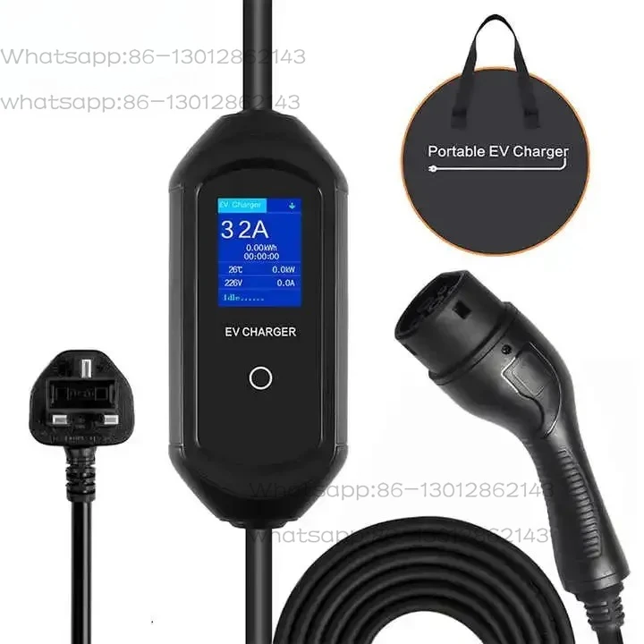 Electric vehicle fast charger for new energy vehicles, type 1 to type 2 charging station adapter for fast charging