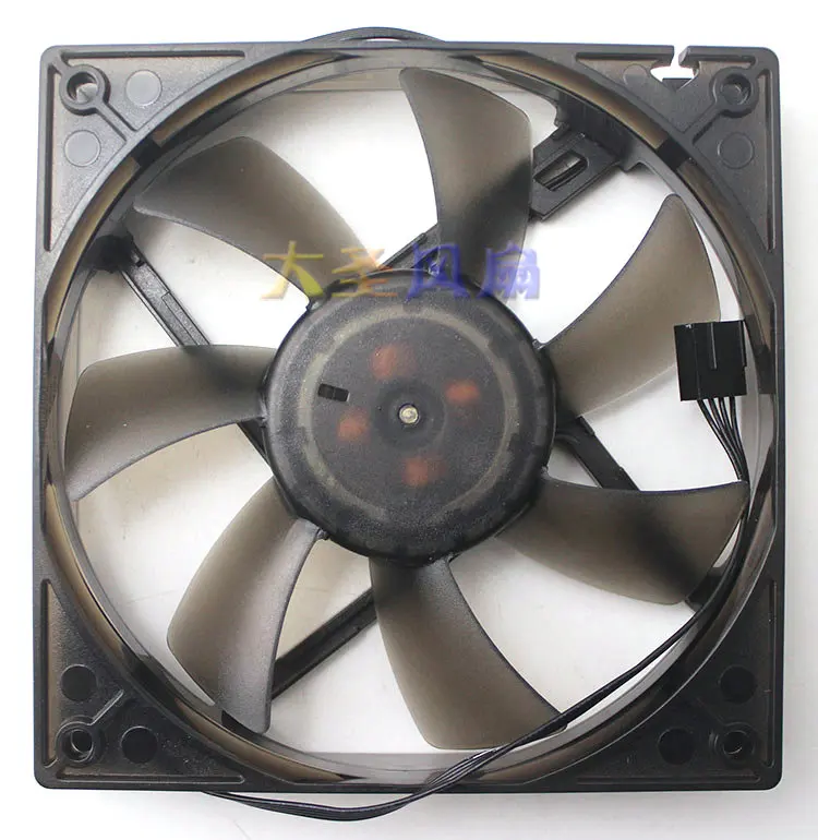 DAZA1225R2L DC12V 0.60A 120x120x25MM 4Lines PWM 2500 RPM Computer cooling fan