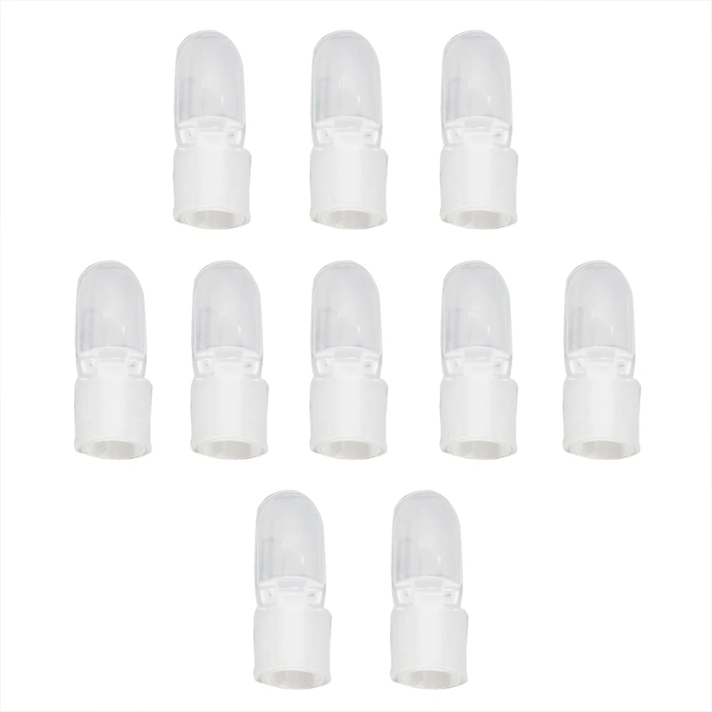 

10pcs Transparent Art Design Tips Nail Protector Polish Shield Clip Manicure Cover Diy Tools For Women Girls Nail Lover