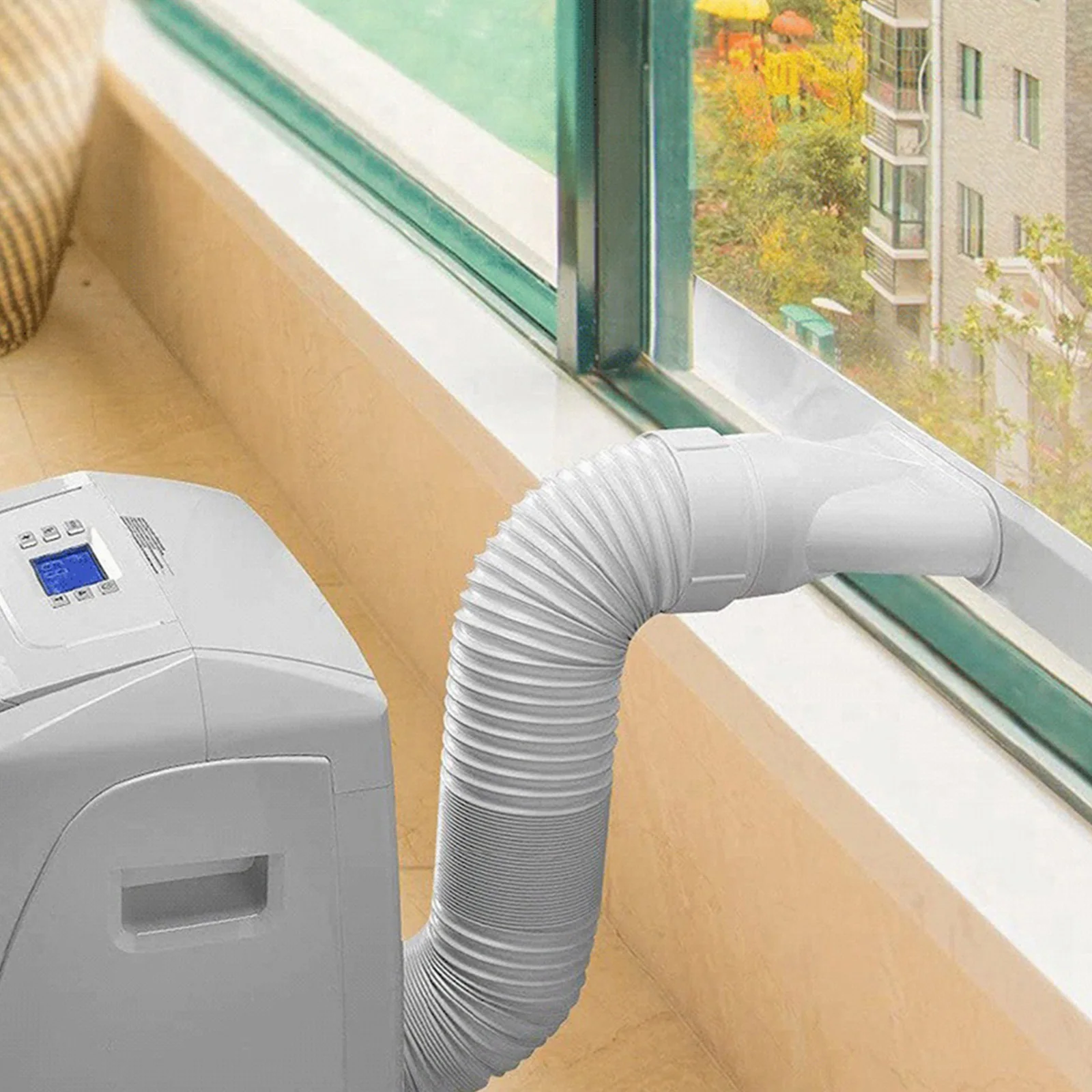 Air Conditioner Exhaust Hose Vent Kit Portable Mobile Air Conditioning Exhaust Hose Kit Lightweight Accessories for Home Office