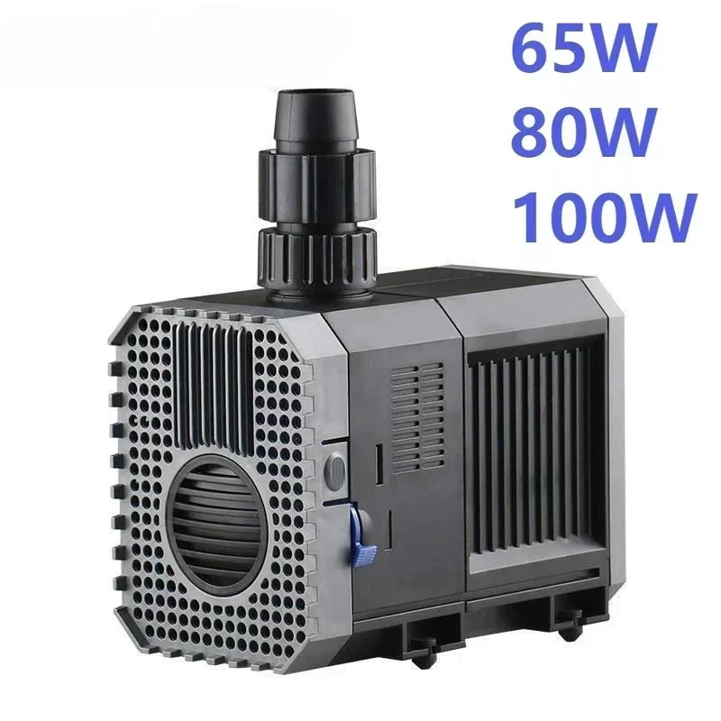 220V 65W 80W 100W Aquarium Submersible Pump Fish Tank Filtration Circulating Water Fountain Pump