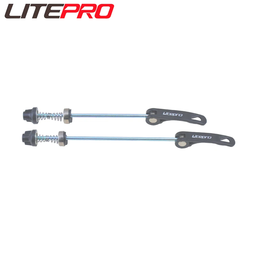 LP Litepro  Road Folding Bicycles Wheels Skewers Aluminum Alloy Quick Release Lever MTB Mountain Bike Wheelset QR Rod