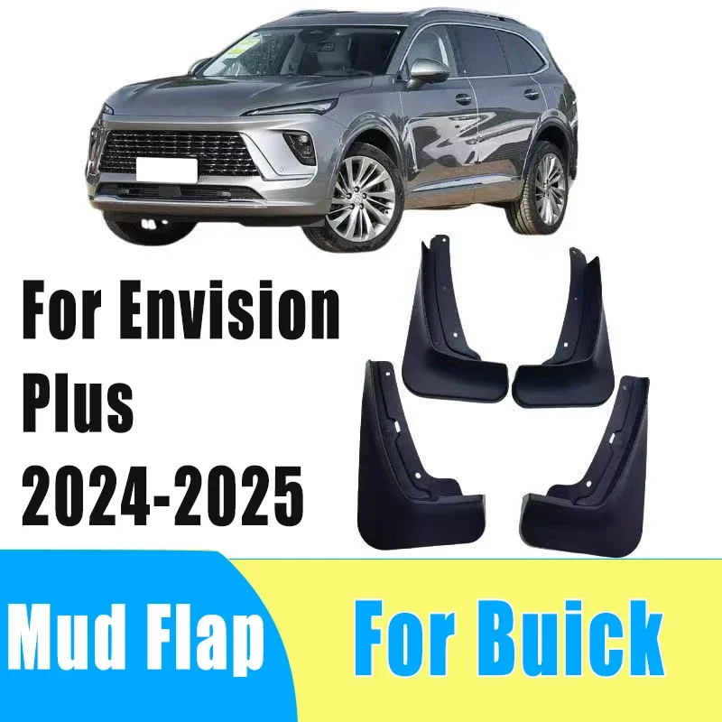 

4pcs Auto Tire Mudguard Waterproof Prevent Mud Splashing Car Mud Flap Fender Trim Accessories For Buick Envision Plus 2024-2025