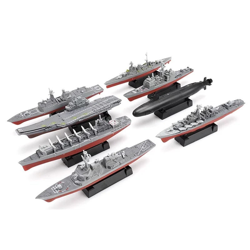 

4D 8 Styles Battleship Assembly Puzzle Model Nuclear Submarine Aircraft Carrier Warship Simulated Military Toys