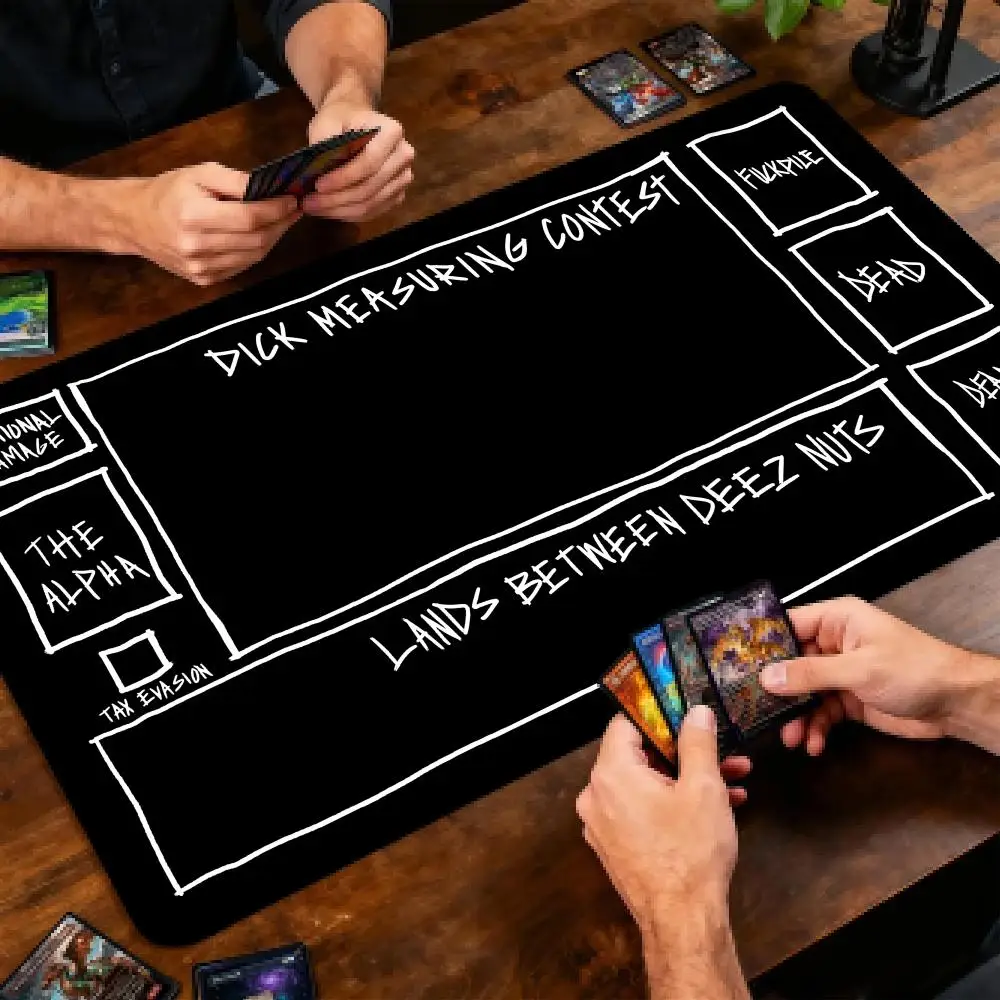 Magic Party Spielmatte MTG&TCG Tischspiel-Matte Magic Party Spielmatte Langlebiger Gummi für Spiele 35X60cm Mauspad Büro-Schreibtischunterlage