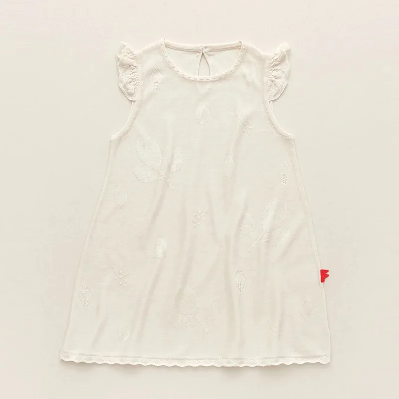 

Girls' Dress Summer New Hot Fashion Mulberry Silk Dress Children's White Dress 1-6Year Kid's Princess Dress