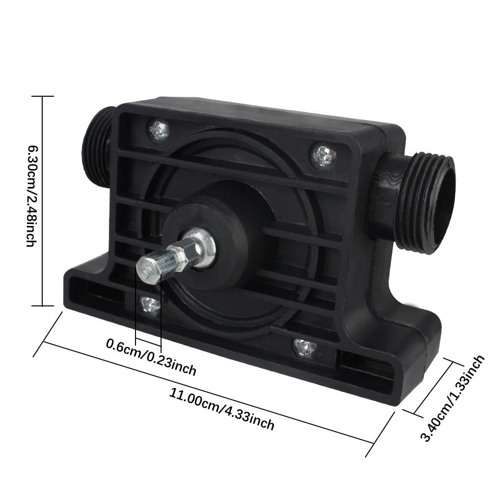 Electric Drill Pump Home Garden Outdoor Tool Portable Diesel Oil Fluid Water Pump Mini Centrifugal Pump