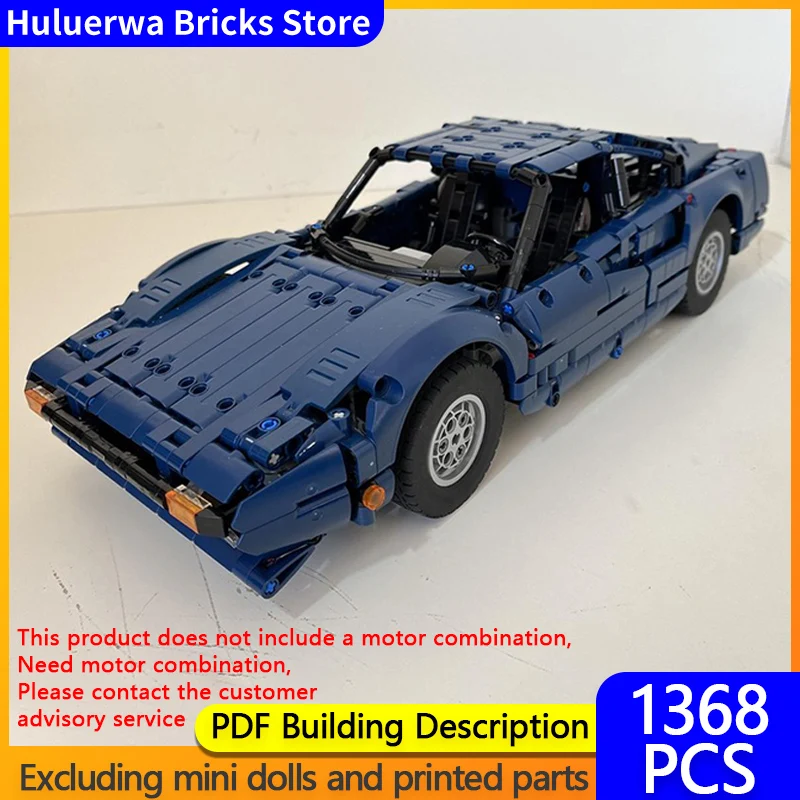 

Speed Racing Car Model MOC Building Bricks 308GTB Top Tier Sports Car Modular Technology Gift Holiday Assemble Children Toy Suit