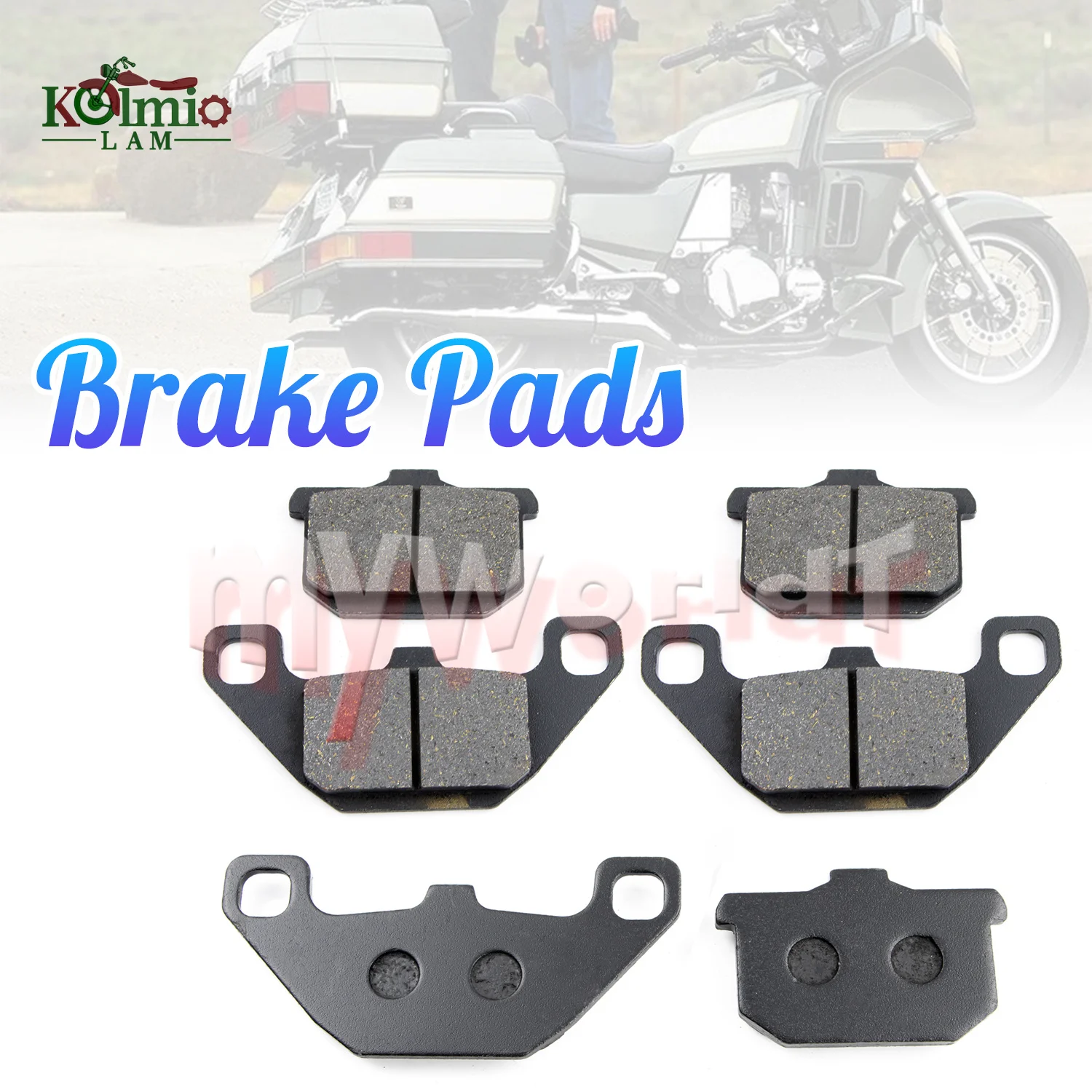 Fit For Kawasaki ZG1200 Voyager XII1200 1986-2003 Motorcycle Front & Rear Brake Pads