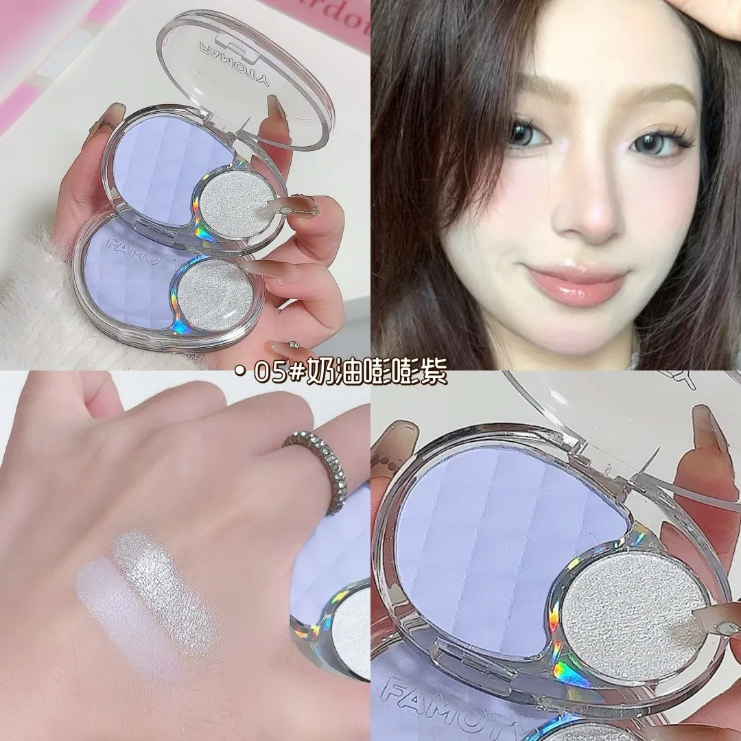 ツートーンブラッシャークリーム　鮮やかな赤ピンク　チーク＆リップマッド　縮小拡張グレーローズカラー　ナチュラルヌードブラウンメイクアップ　マットルージュ