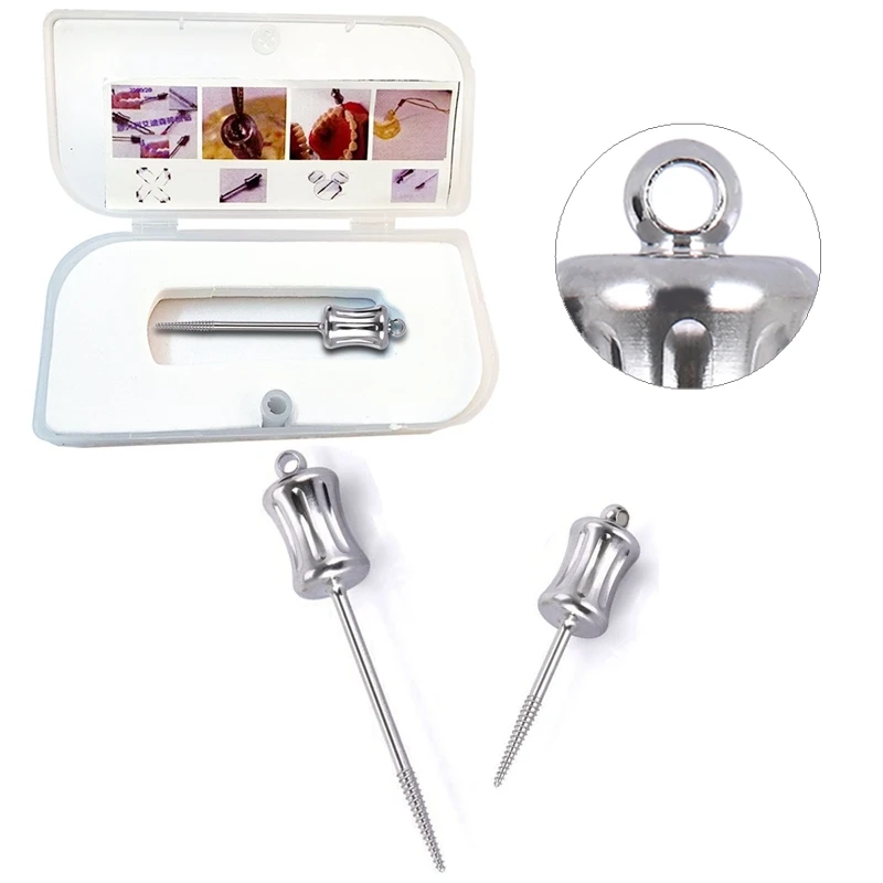 Taladro de raíz rota Dental, Extractor de restos, taladro de fragmentos de raíz Apical, herramientas dentales médicas de acero inoxidable,