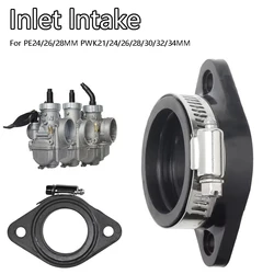 Carburetor Rubber Adapter Inlet Intake Pipe For VM24 OKO PWK PE24 26 28 21mm 24mm 26mm 28mm 30mm 32mm 34mm