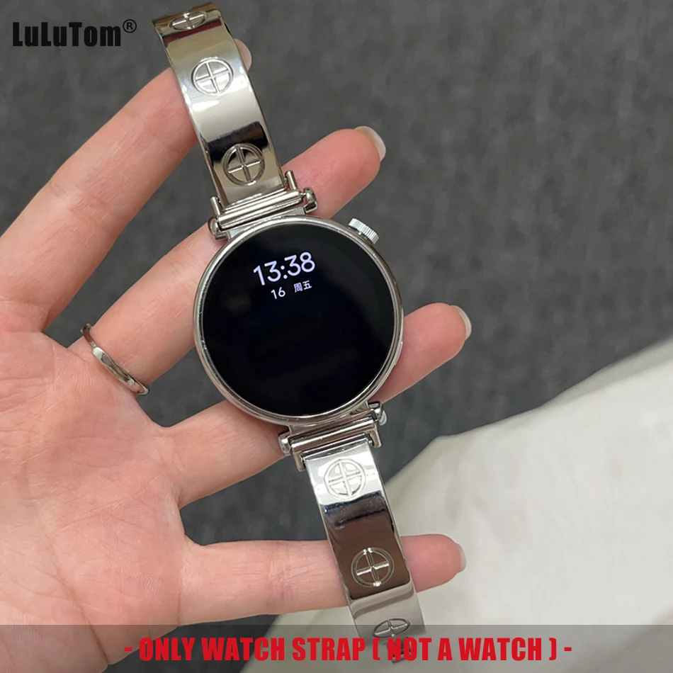 

Роскошный ремешок из нержавеющей стали для Samsung Galaxy Watch 6 5/Pro/4 Classic 44/40/46 мм 20/22 мм ремешок для Huawei Watch GT 4 3 браслет