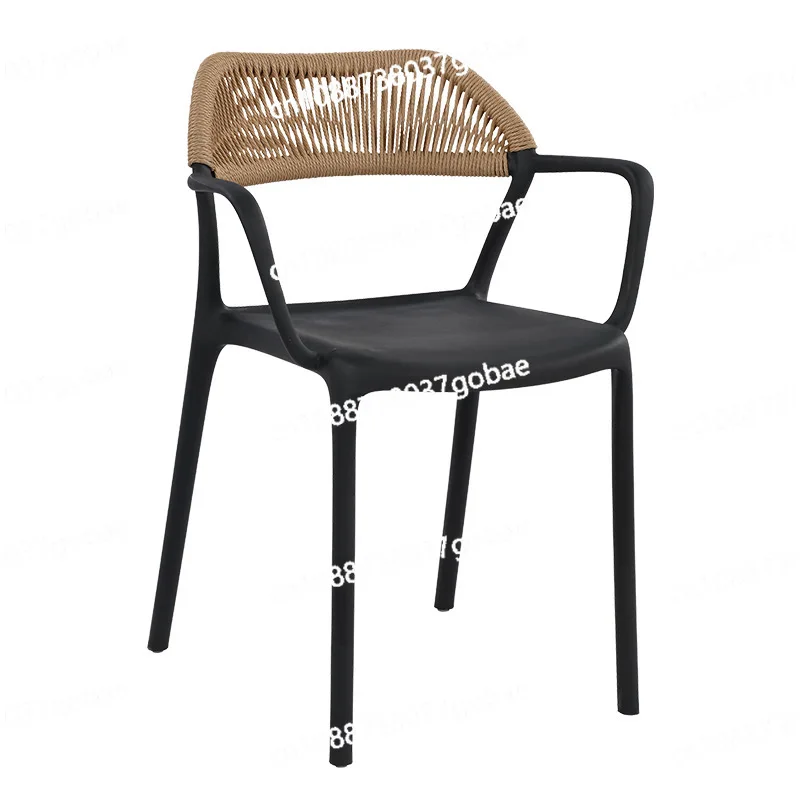 

Outdoor chair back chair weaving