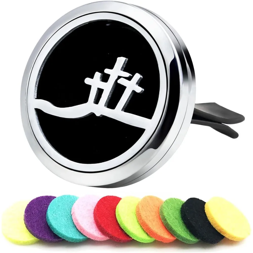 

30mm essential oil car diffuser vent clips car diffuser vent clip aromatherapy car christmas car accessories for women(cross chr