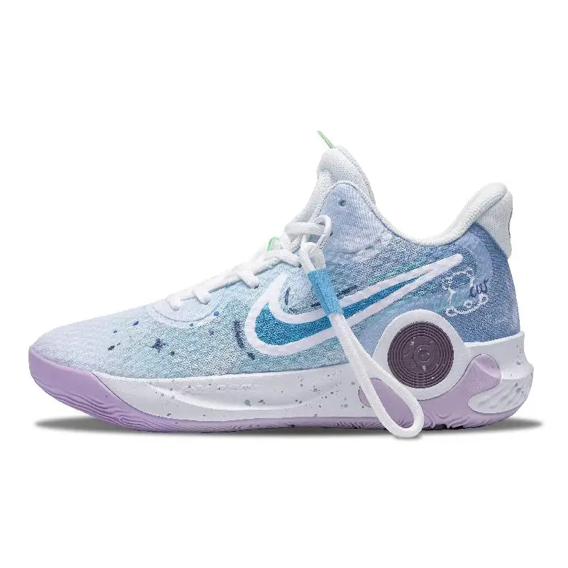 【Customize】Nike KD Trey 5 IX Vintage Basketball Shoes Unisex Low-top Blue/white/green Sneakers shoes DJ6922-100