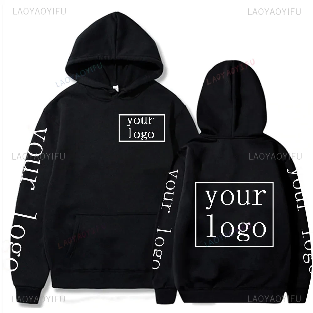 

2024 Student Casual Custom Printed Text DIY Hoodie Customized Logo Personalized Hoody Custom Hoodies Text Logo Sweatshirt