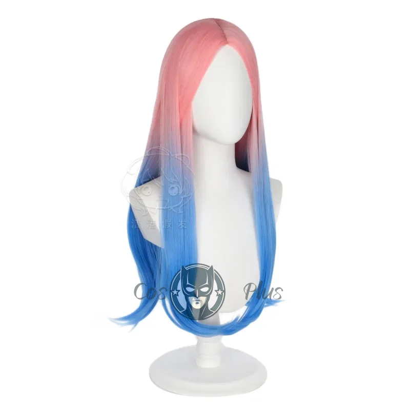 Pelucas de Cosplay de Anime Alien Stage Mizi de 70cm de largo para mujer, peluca de disfraz de Mizi para fiesta, pelo sintético resistente al calor, cuero cabelludo simulado + gorro de peluca