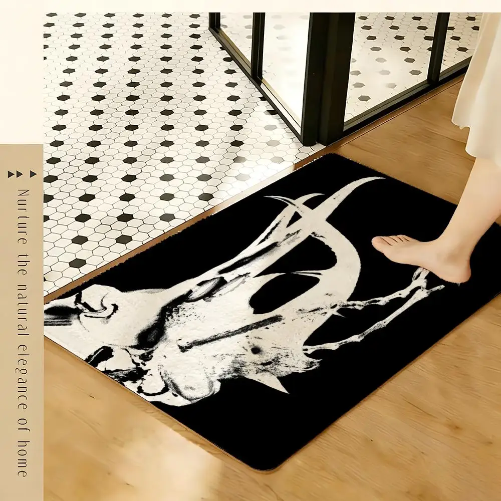 Trip Hop M-massive Attack Teardrop - Alfombra de franela suave, antideslizante, absorbente, para baño, dormitorio, decoración del hogar