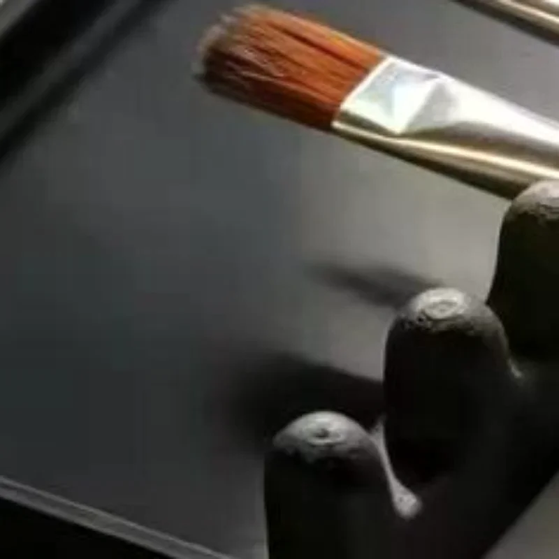 3D 5 Slots Paint Brush Holder With Drip Tray Portable Water Coloring Brushes Organizer Desktop Brush Holders