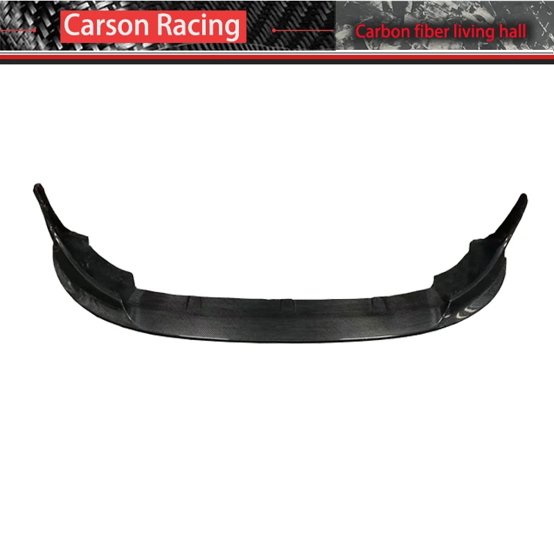 Voor MINI F55 F56 JCW Real Carbon Fiber Glas Voorbumper Lip Trim Body Kit Tuning Natte Forge Carbon Bumper Lip