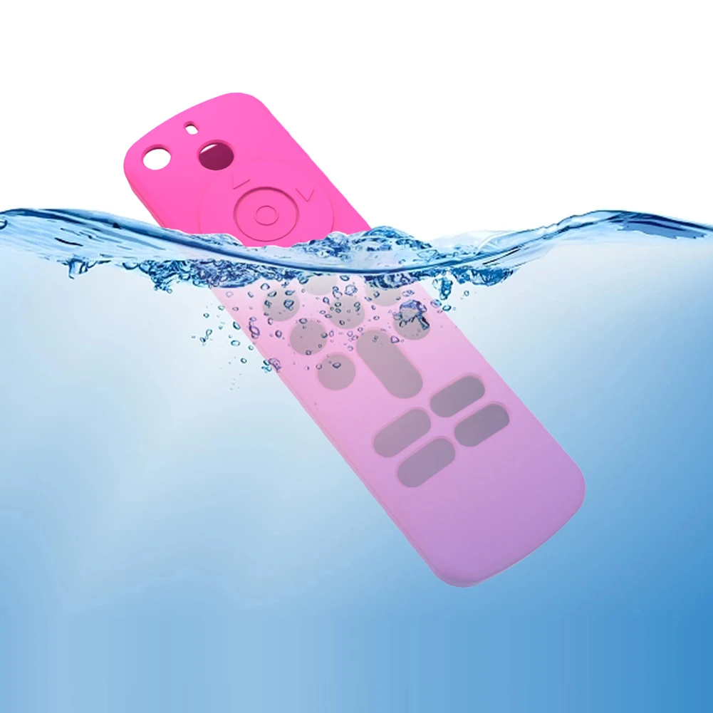 Capa protetora de silicone para controle remoto, capa protetora antiderrapante para controle de tv stick hd/fire tv stick 4k 2ª geração