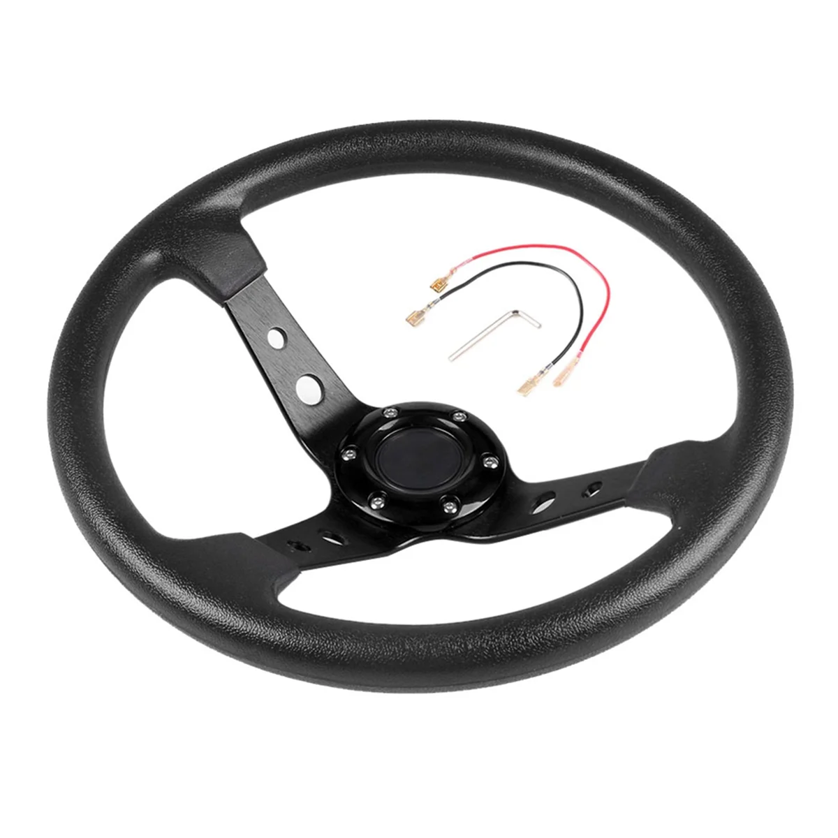 

For Logitech G29 G920 G923 Racing Game, Racing Steering Wheel Gaming Steering Wheel Universal, 14 Inch 350mm, A