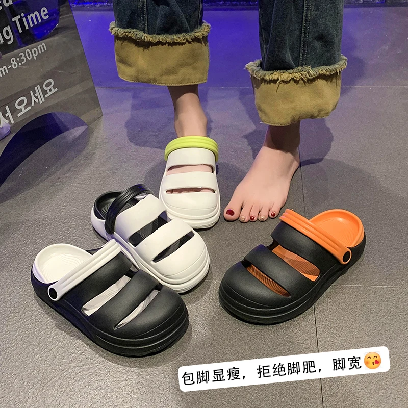 

2025New Comfortable Casual Slippers for Men, Summer Outdoor Wear, Soft Sole Couple Sandals, High-Quality Couple Style