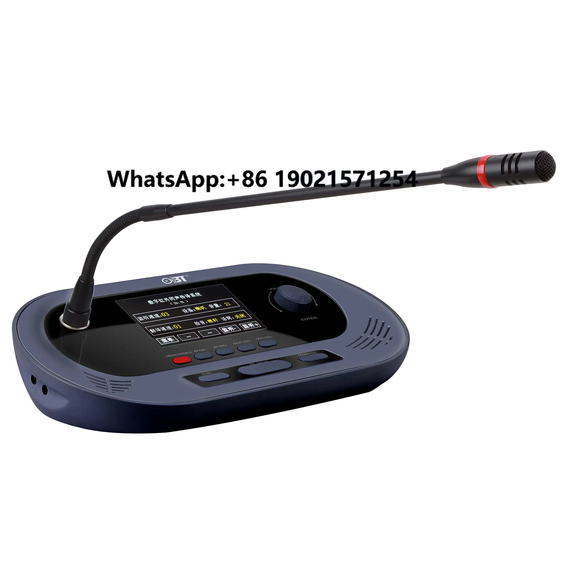 

16-Channel Conference System Receive Simultaneous Interpretation Wireless Language Meeting Interpreter Microphone Station