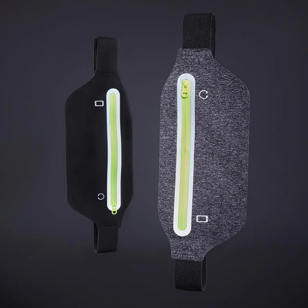 MIXING-Sac de sport léger, sacoche de taille portable, sangle élastique, design prise pour écouteurs