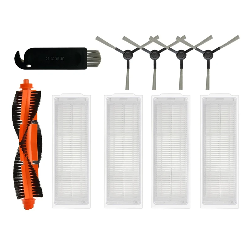 Escova de filtro de rolo para conga 3290/3490/3690/xiaomi mijia styj02ym/viomi v2/v2 pro/v3 peças de aspirador de pó