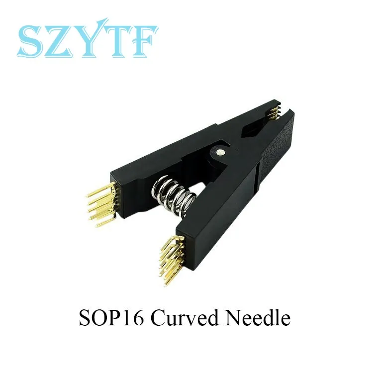 Programmierer-Testclip SOP8 SOP16 SOP SOIC 8 SOIC 16 SOIC8 SOIC16 SOIC8 DIP16 DIP 8-poliger DIP 16-poliger IC-Testklemme ohne Kabel