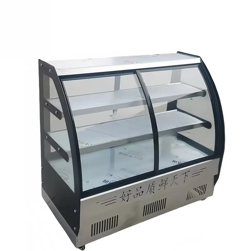 

Cake Chiller Tempered Glass Bread Chiller Cake Refrigerator Display Cabinet with Air for Cake Display