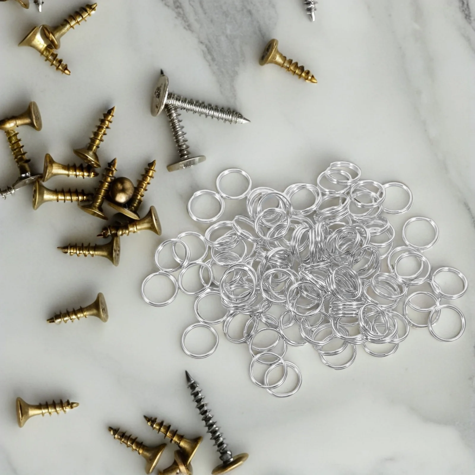 

Stainless Steel Split Rings Keychain Findings Jewelry Making Accessories Anti Rust Erosion Proof Craft School Projects Handmade
