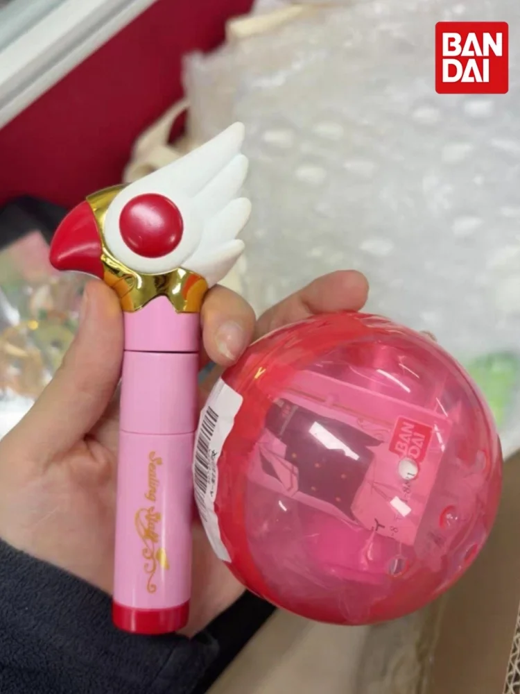 Bandai Cardcaptor Sakura Gashapon Lipstick Case Magic Wand Design Sealing Star Dream Wand Lipstick Holder Decor For Anime Fans view 4