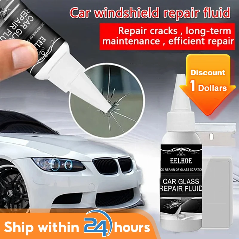 4/2/1PCS Car Glass Windshield Crack Repair Adhesive Glue Cracked Glass Repair Fluid Adhesive Glue For Table Glasses