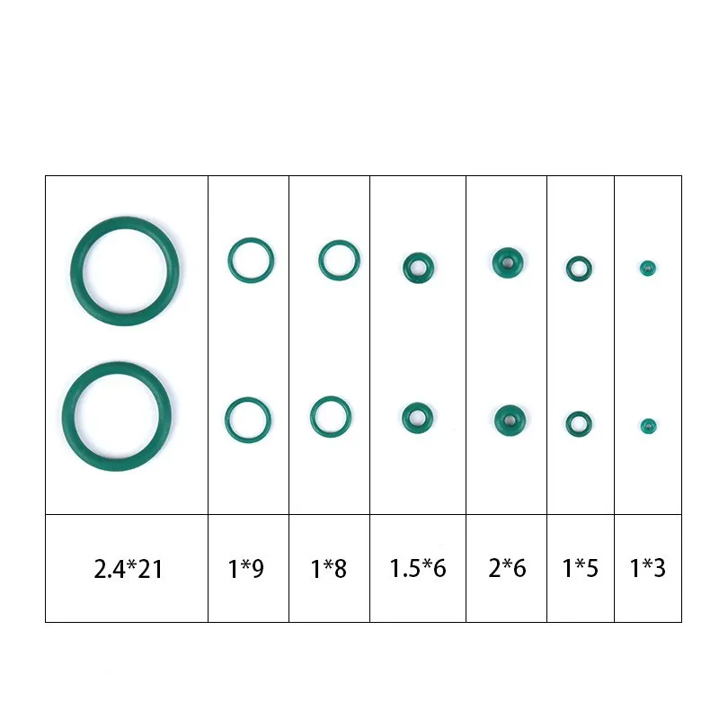 Tactical Magazine Fluorine Rubber O Ring Set For GBB Marui TM Glock 17 G17 Green Flat Silicone Ring Seal Gasket Air Pistol WADSN