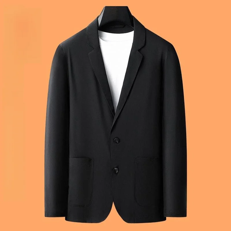 

Летний тонкий однослойный эластичный солнцезащитный повседневный мужской костюм, не требующий глажки, для отцов, для повседневной носки